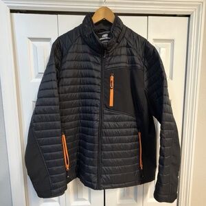 Sketchers Black Lightweight Jacket Men's Size XXL (missing hood)